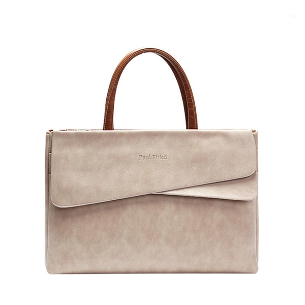 

2020 new computer bag fashion business one shoulder bag solid color large capacity briefcase1