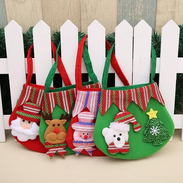 

christmas decorations 2pcs gift bag candy apple party supplies1