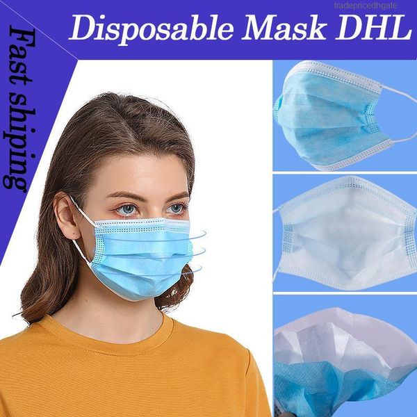 

disposable m 3-layer mask dustproof anti pollution masks face care elastic loop masks, ,wholesale or self-use