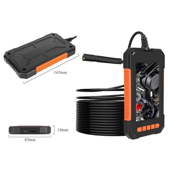

1set 2/5/10m industrial endoscope 1080p borescope 4.3\" display inspection camera