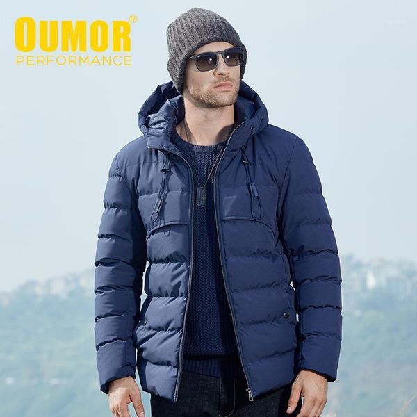 

oumor men winter autumn tactical clothing thick jacket parkas coat men hoodie windbreaker waterproof parkas trench1, Black