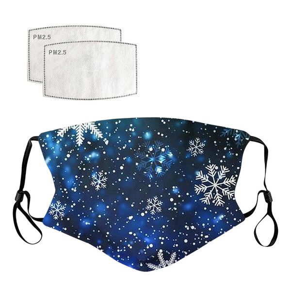 

2021 navidad mask snowflake designer maske моющиеся печать 12 шт. маски бандаж маски тиссус щедрость mascarillas jllxge