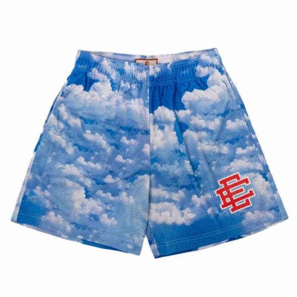 

eric emanuel ee basic short newyork city skyline men's shorts fashion fitness exercise breathable mesh casualjogging beach football spo, White;black