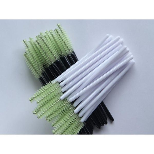 

100pcs make up brush synthetic fiber disposable eyelash brush mascara applicator wand brush cosmetic makeup to qyltwb