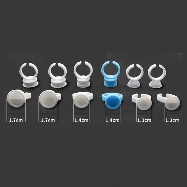 

false eyelashes 100pcs eyelash extension glue rings professional mink extensions makeup tool maquiagem ferramenta wimper