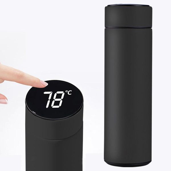 

intelligent stainless steel thermos bottle cup temperature display vacuum flasks travel car soup coffee mug thermos water bottle
