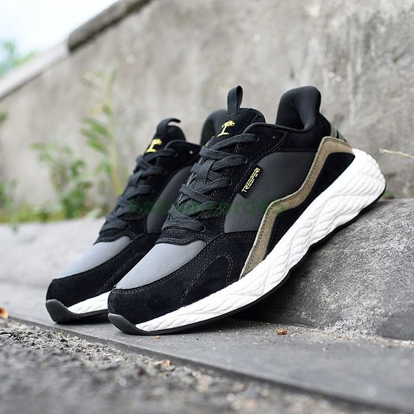 

us 10 eur 44 size black olive treeperi basf runner v2 men women running shoes sneakers sport outdoor trainers
