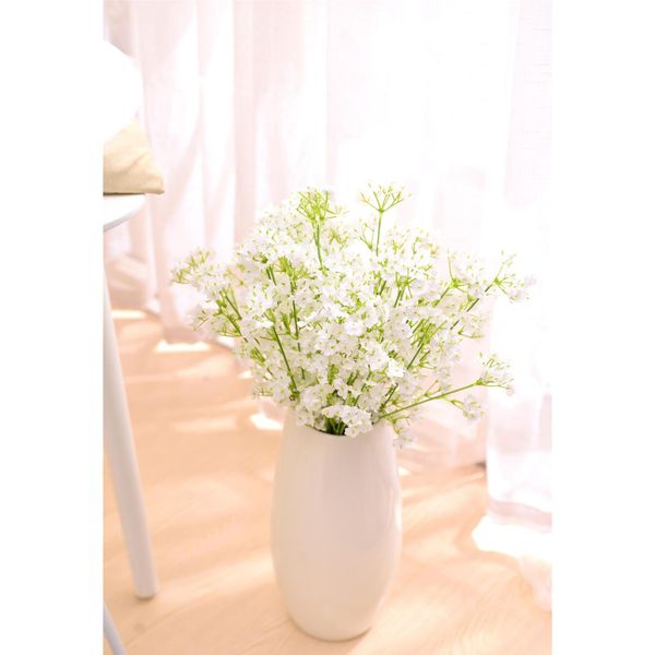 

artificial peony flower 2 forked stars gypsophila fake silk flower plant home wedding party decoration supplies silk flower eea527