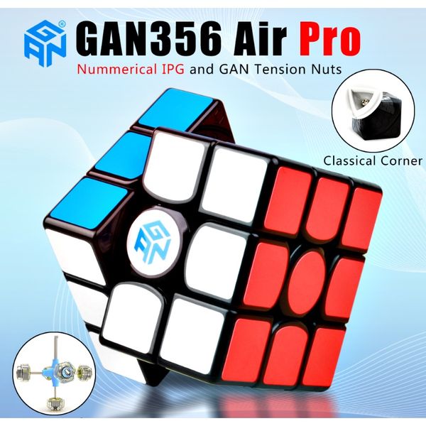 

gan 356 air pro 3x3x3 magic speed ​​gan куб с числовым ipg professional gan356 air pro 3x3 головоломки кубики gans 356air pro sqcksf bbgargd, Black;red