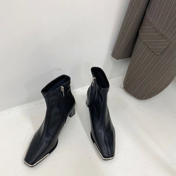 

elegant ladies high heels boots women party shoes black beige fashion brand ladies ankle boots female single botas a3028 #uv5y