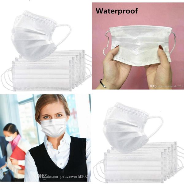 

factoryu9do3-layers 50pcs non-woven stock face disposable in masks mouth non woven anti-dust anti-baceagk md80