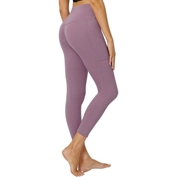 

hip-lifting thin high-waist nine-point pants yoga pants women's running fitness solid color for women, White;red