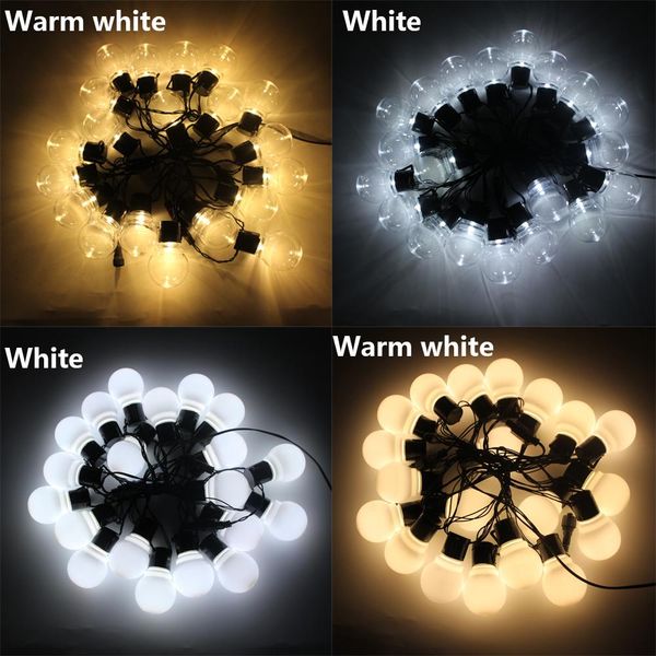 

6м фестона водить глобуса fairy свет шнура рождество garland 20 led fairy лампочка открытый для свадебных garden party decoration wmttwq