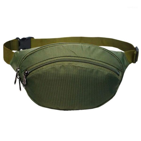 

outdoor bags fashion waterproof nylon women's fanny pack solid color men's waist bag trekking belt travel chest sport bags1