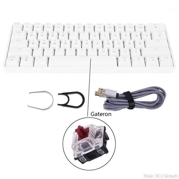 

sk61 portable 60% mechanical keyboard gateron optical switches backlit swap n20 20 dropshipping1