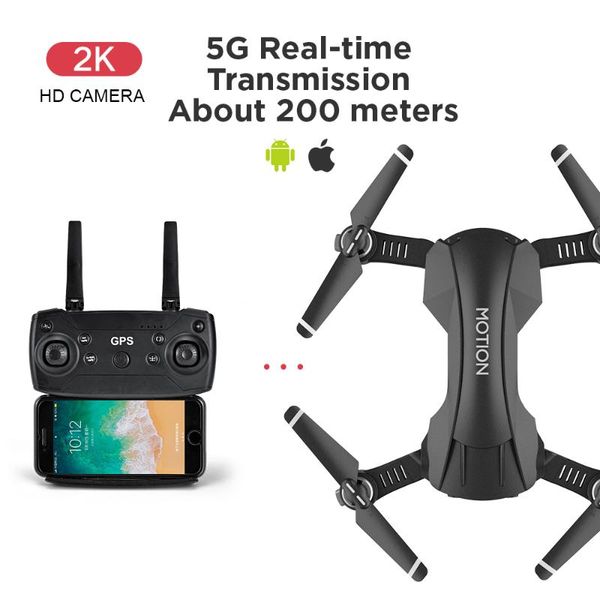 

drones r10 gps drone 5g wifi fpv smart follow quadrocopter with camera 2k hd dron selfie electric adjustment weight se