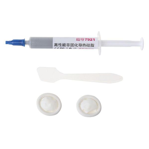 

1set 3.5g thermal grease paste silicone plaster 8w/m.k for cpu gpu cooler x6ha