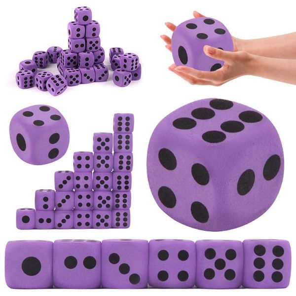 

specialty giant eva foam playing dice block party toy game prize for children 2021 christmas gift for kids baby wmtknx xhlove, Black