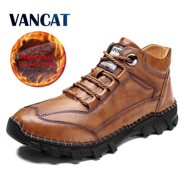 

мода зима ручной работы густовины толстые плюшевые теплые снежные осени открытый мужские мотоцикл ботинки 201128, Black