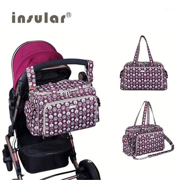 

insular large baby organizer nappy bags maternity bags for mom baby cart bag stroller diaper handbag bolsa maternidade bag1