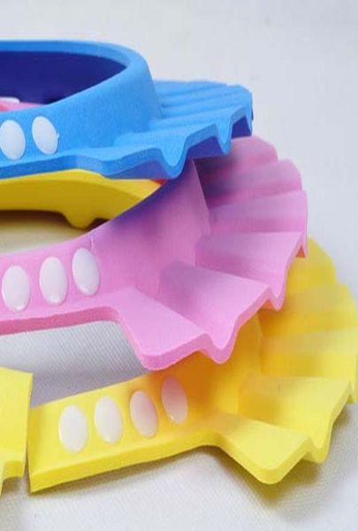 

baby shower caps shampoo cap wash hair kids bath visor hats adjustable shield waterproof ear protection eye children hats infant h wmtzyp, Yellow