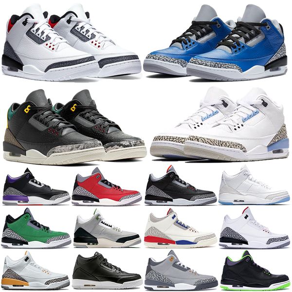 

2020 jumpman iii mens basketball shoes fire red denim unc varsity royal cement sports court purple animal instinct designer