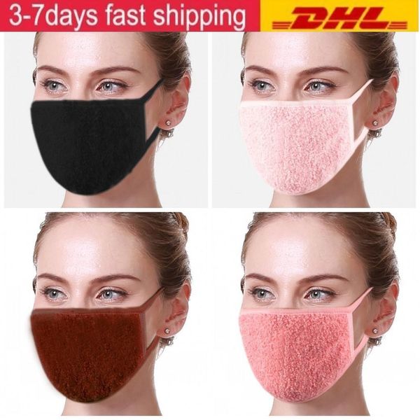 

2021 new designer cotton flannel mask winter warm biker cyling motor driver ski mask earmuffs reusable washable face masks