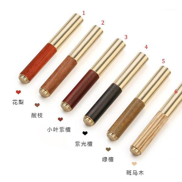 

handmade wooden fountain pen screw cap 0.6mm iraurita nib mini brass pen writing tool for bussiness school office1