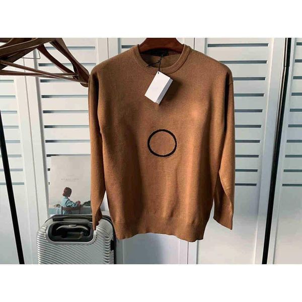

2022 women autumn and winter fashion long sleeve knitted sweater round neck lovers wear base pure cotton fashion street trend pullover, White;black