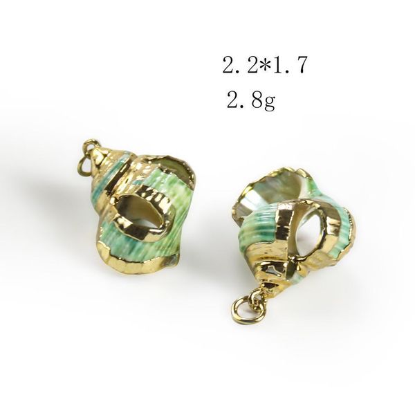

5pcs natural spiral shell conch charms necklace pendant seashells nautical home decor accessories diy shells for jewelry making h jllhpf
