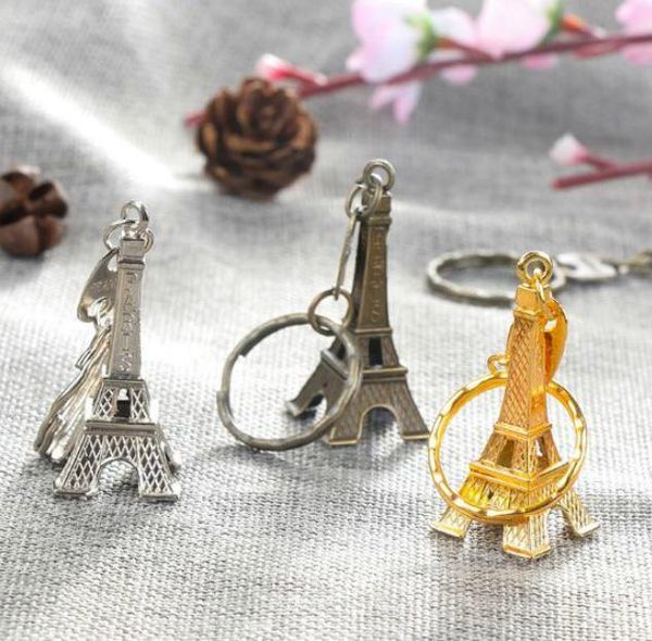 

exquisite small gift pendant eiffel paris retro tower keychain8fhv, Silver