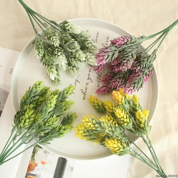 

decorative flowers & wreaths artificial peony wedding decors fake plastic silk eucalyptus plant home garden decor