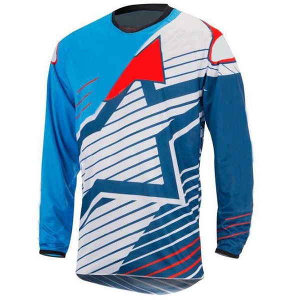 

2021 custom new summer cycling sweatshirt long sleeve men's mountain motocross racing t-shirt
