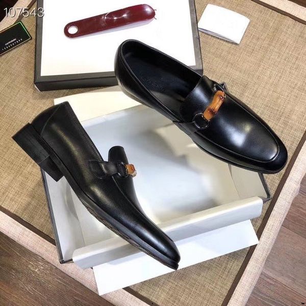 

2021 new fashion men leather elastic band lightweight casual shoes trend shoes cool loafers flats, Black
