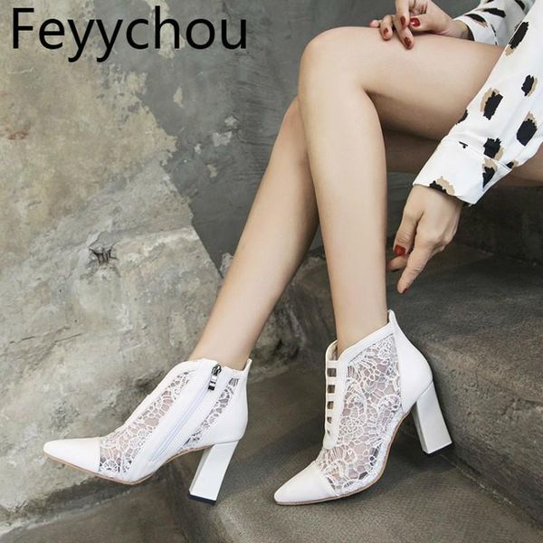 

женские сапоги чистые сапоги высокие каблуки заостренные молния пэчворк толстый каблук весна осень 2020 сексуальная новая мода повседневная, Black