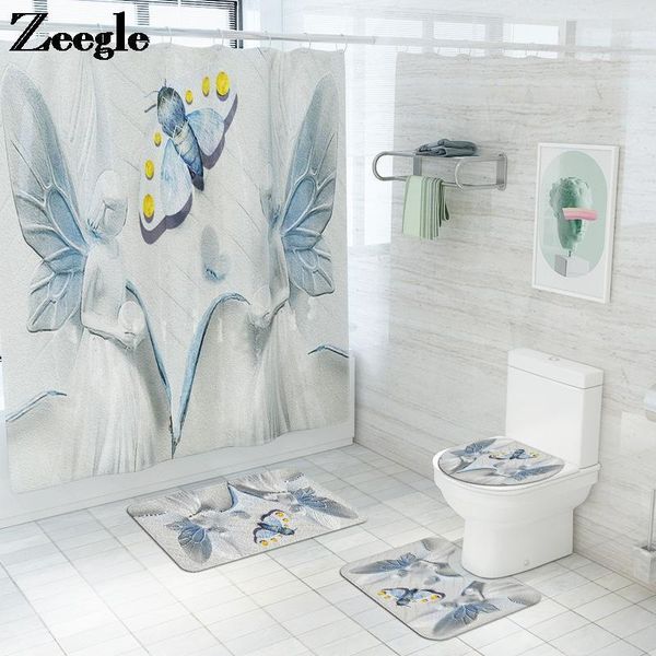 

simple vintage bath mat for bathroom memory foam u-shaped bath mat and shower curtain set with hooks absorbent toilet rugs1