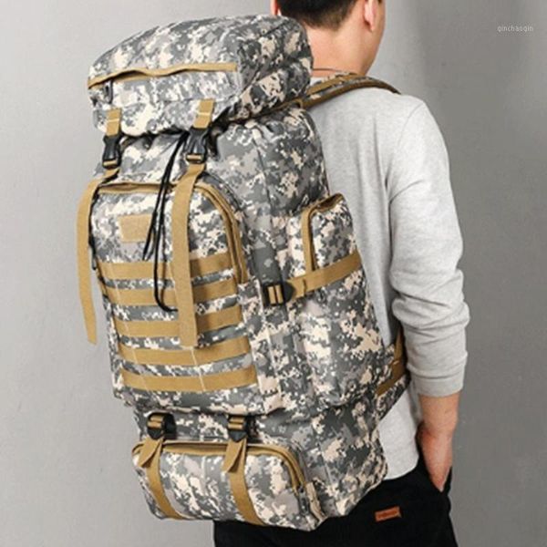 

outdoor bags climbing bag picnic traveling backpack mountaineering high capacity 80l 7cm oxford cloth rucksack1