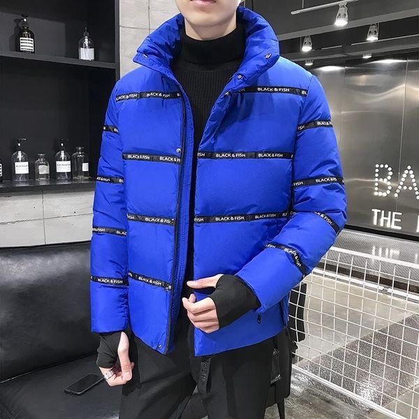 

2021 warm male autumn high white duck parka man's winter jacket down prpc, Black
