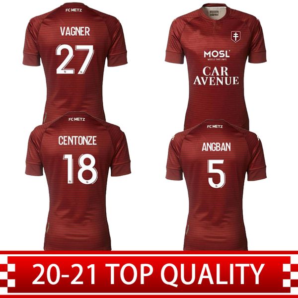 

20 21 fc metz soccer jersey 2021 bronn fofana niane boulaya centonze diallo vagner maillot de foot football shirt, Black;yellow