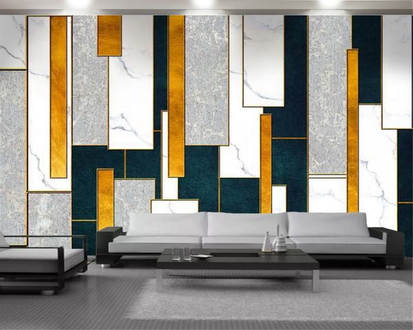 

3d european style tile wallpaper golden square white tile premium 3d wallpaper 3d p wallpaper home decor