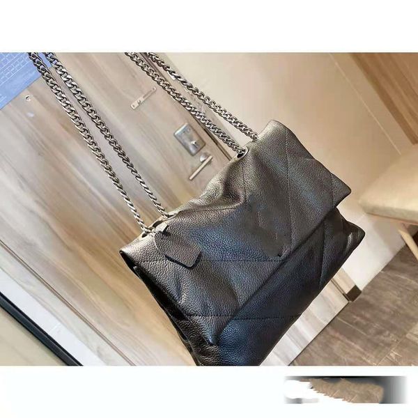 

designer designed brand soft leather chain bag shoulder bag, large size: 34cm * 24cm. small size 29cm * 21cm