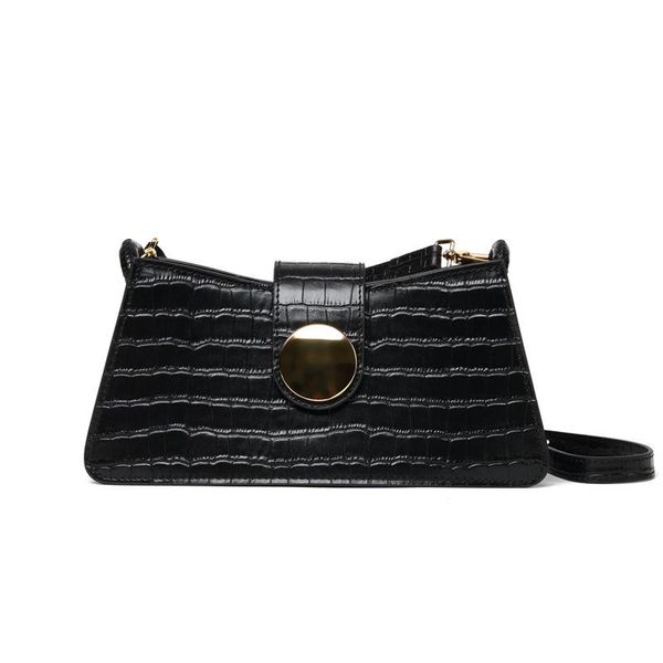 

shoulder bags women's bag 2021 retro mirror metal round button series