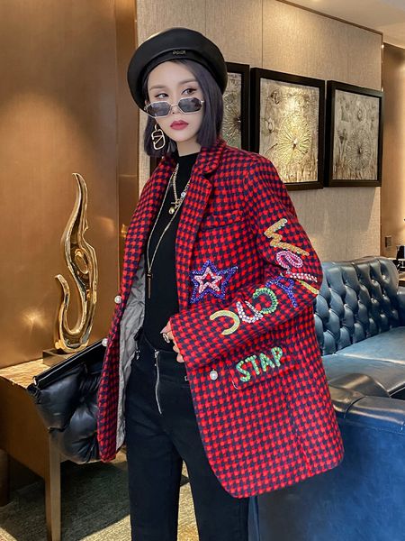 

mid winter heavy woolen suit, Black