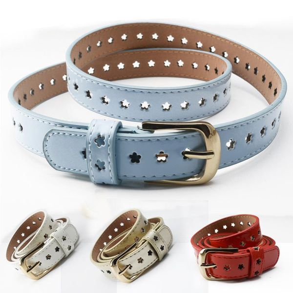 

лучший женский пояс стильная простота птичка пряжка изысканный пояс женщины повседневные полые украшения pu ковбойские брюки, Black;brown