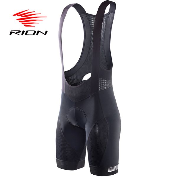 

rion cycling bibs shorts mountain bike breathable men's gel padded bike tights triathlon man pro licra bicycle shorts under wear c0123, Gray