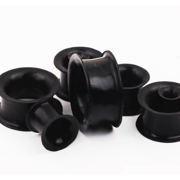 

fashion gauge plug f27mix 12 size 192pcs/lot body jewelry double flared sile f jllsuw carshop2006, Silver