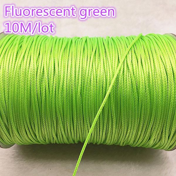 

10m dia 1.0mm waxed wax wax wax wax waxed нить шнур струна ремешок ожерелье веревки для ювелирных изделий diy браслет wmtutv pets2010