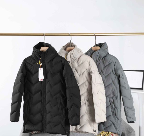 

men's parkas 21aw casual overcoat fashion stylish winderbreaker new casual business style jacket long sleeve 3-color size : m-3xl, Black