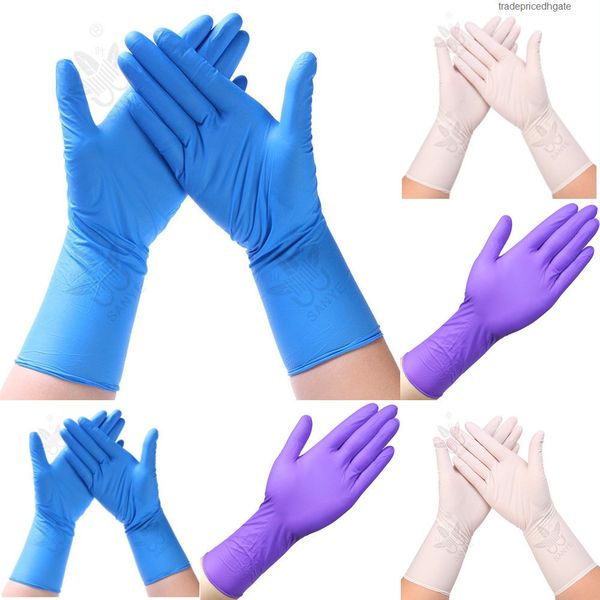 

nitrile extended 50pcs thicken disposable food gloves rubber for industrial r j0vw
