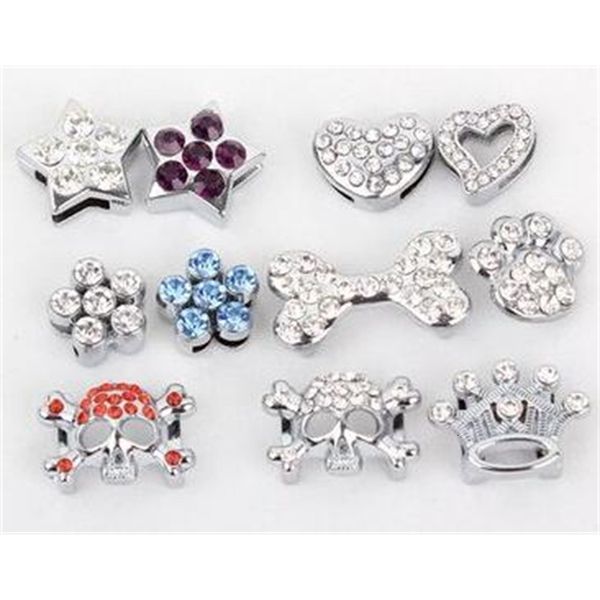 

20mm big charm sale slide fashionable diy rhinestones for dog/pet collar jewelry pet fashion wholesale